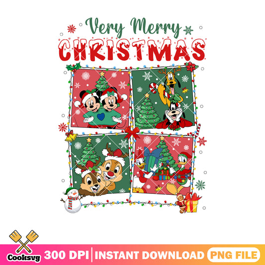Disney very merry christmas mickey png