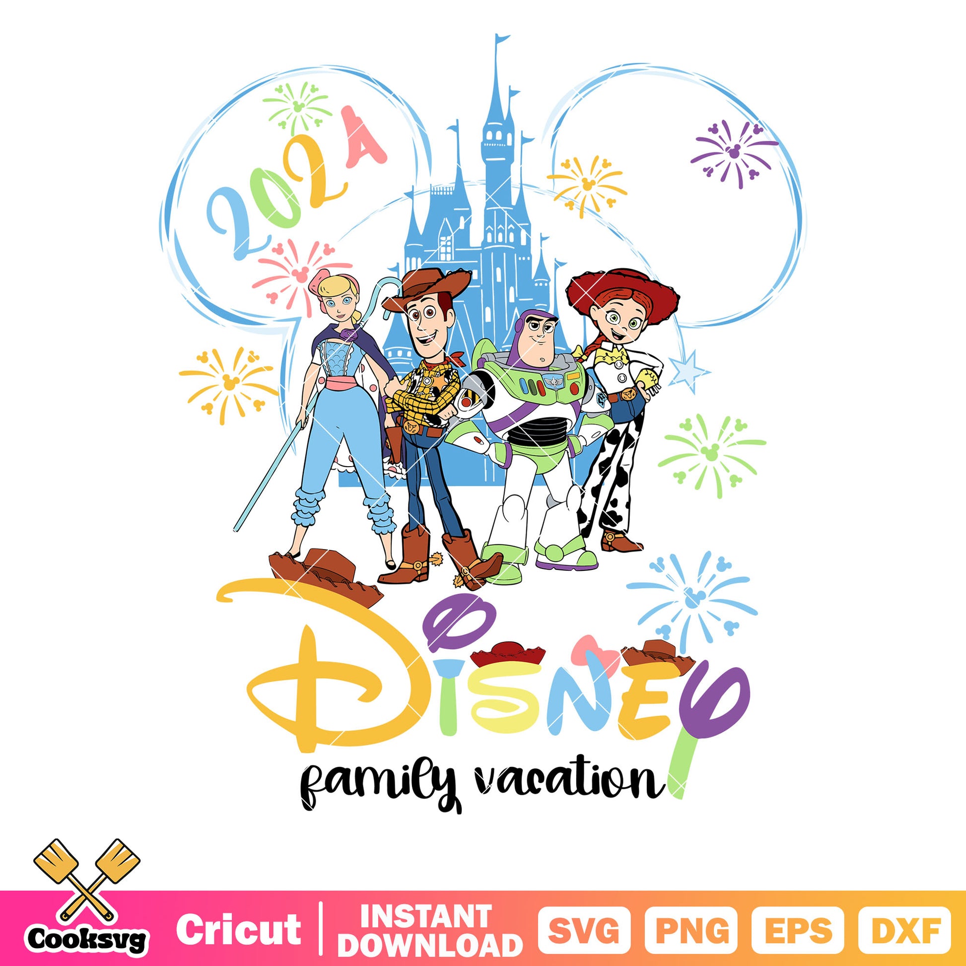 Disney woody happy family vacation 2024 svg, disney family vacation svg