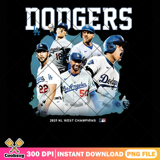 Dodgers players png, nl team​s png, nl west standings​ png