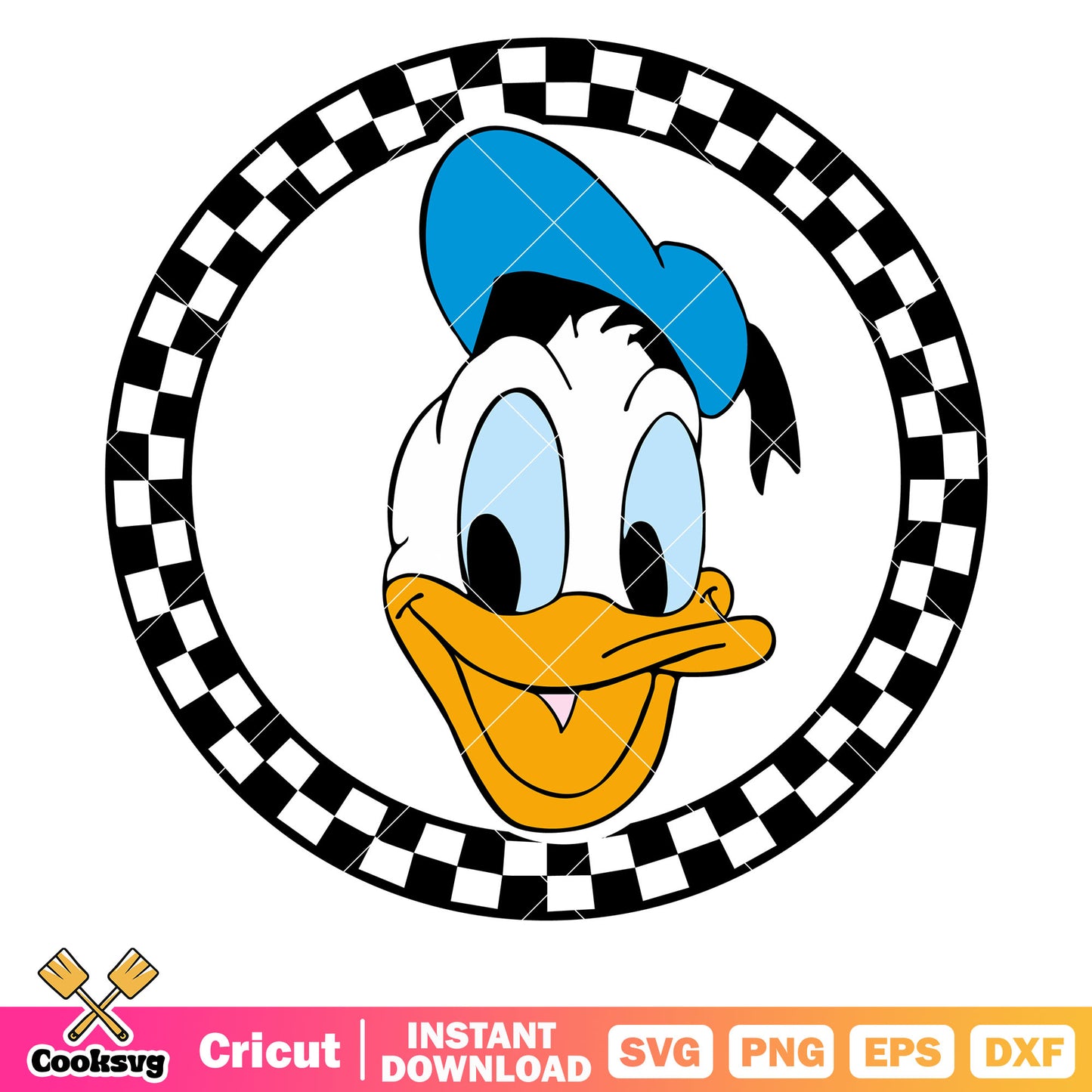 Donald duck disney circle svg, donald duck disney​ svg, disney duck​ svg