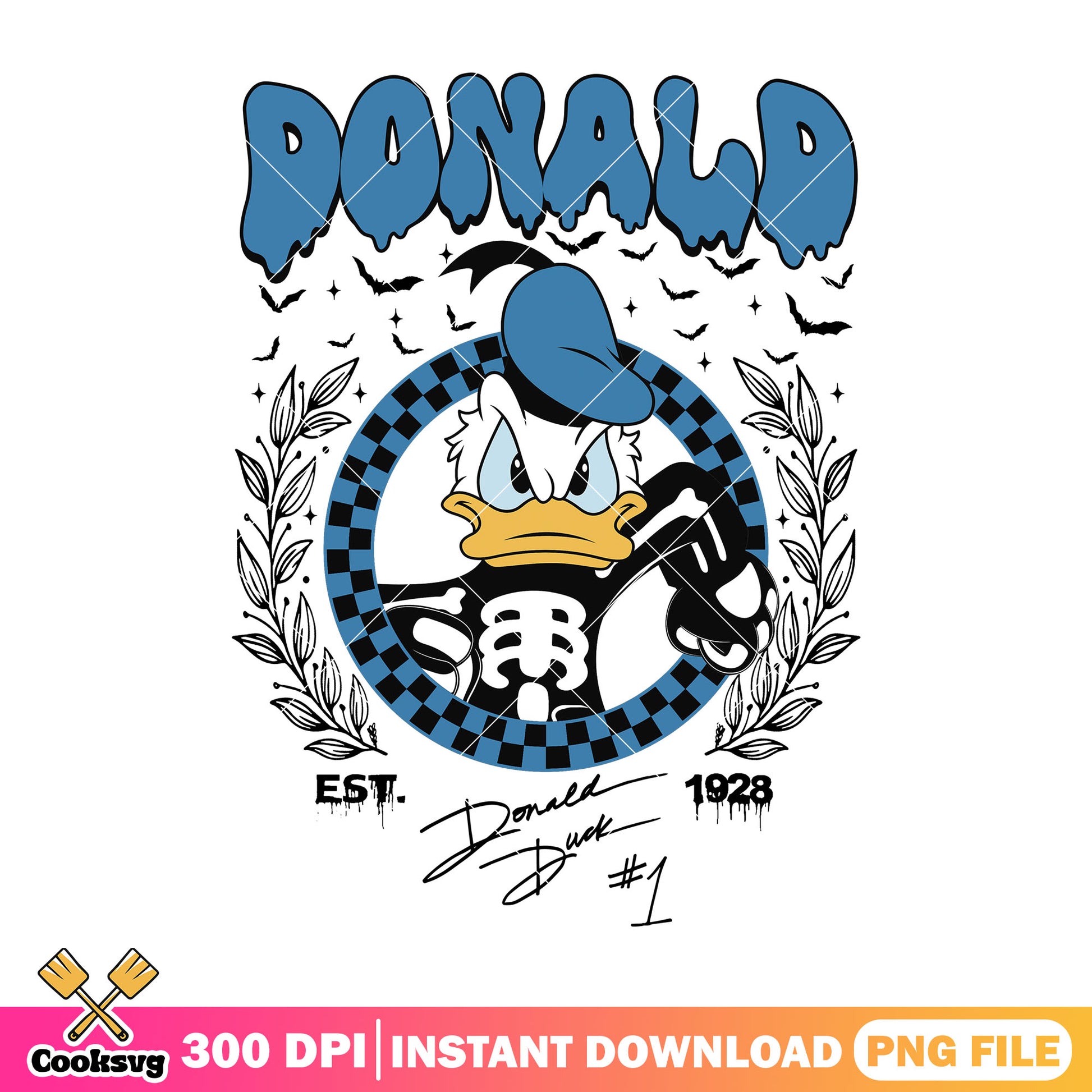 Donald skeleton est 1928 png, disney halloween png, donald disney png