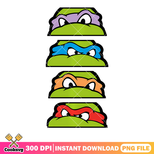 Donatello Raphael Michelangelo Leonardo png, turtle ninja png