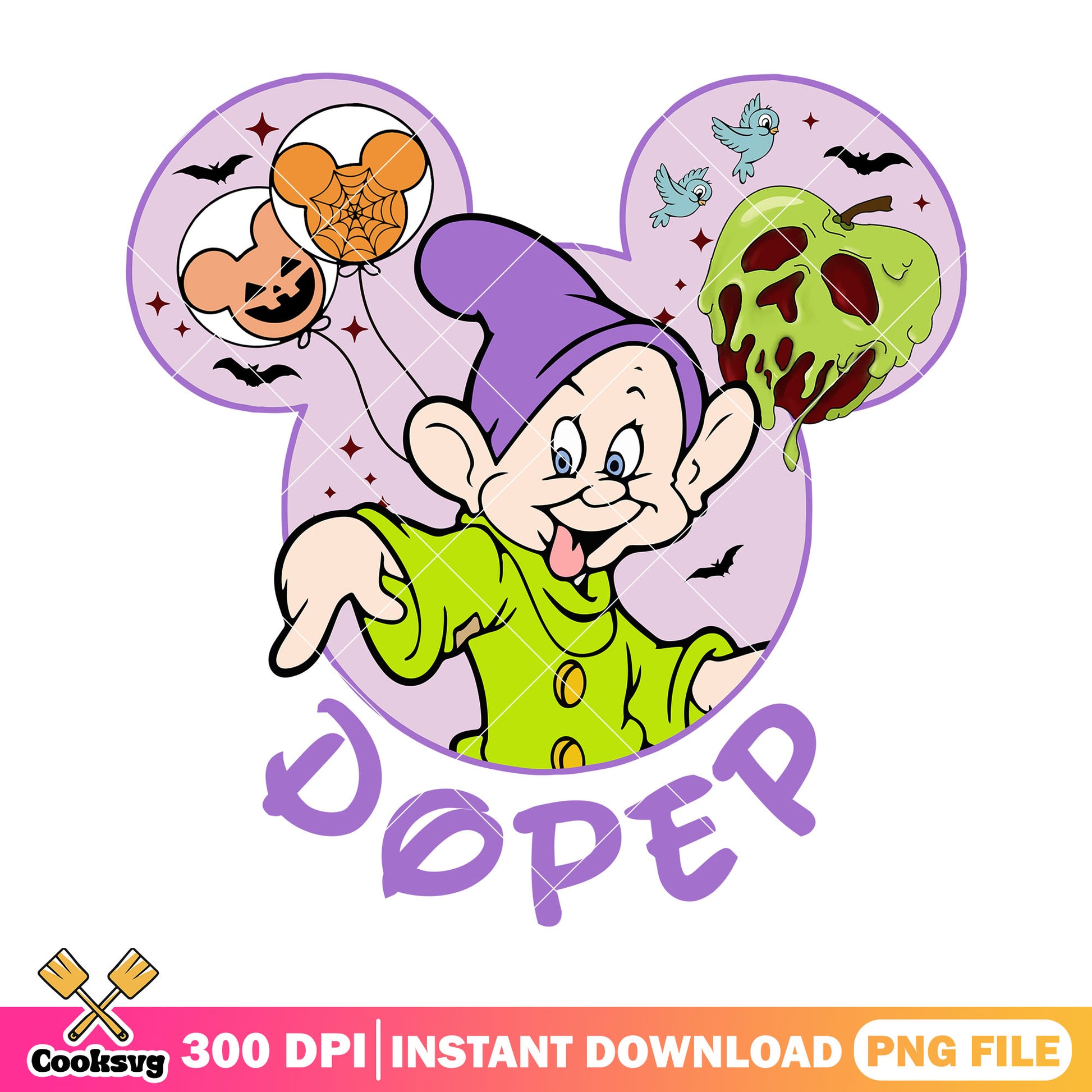 Dopey dwarf design png, dopey dwarfs png, snow white png