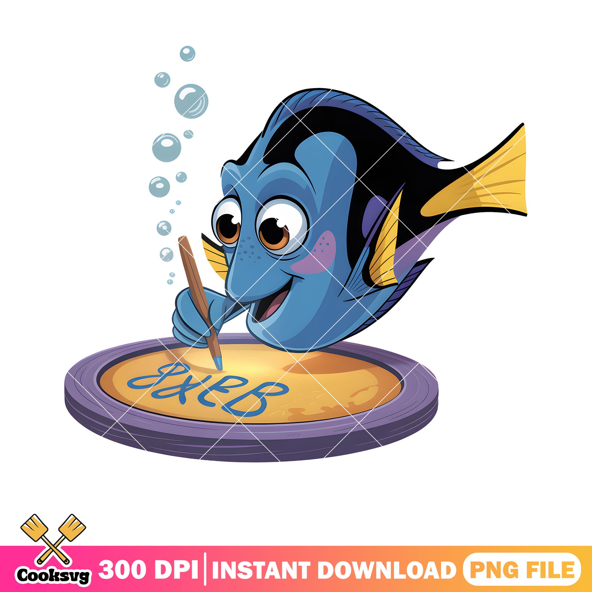 Dory known the human language png, disney dory png, poster dory png