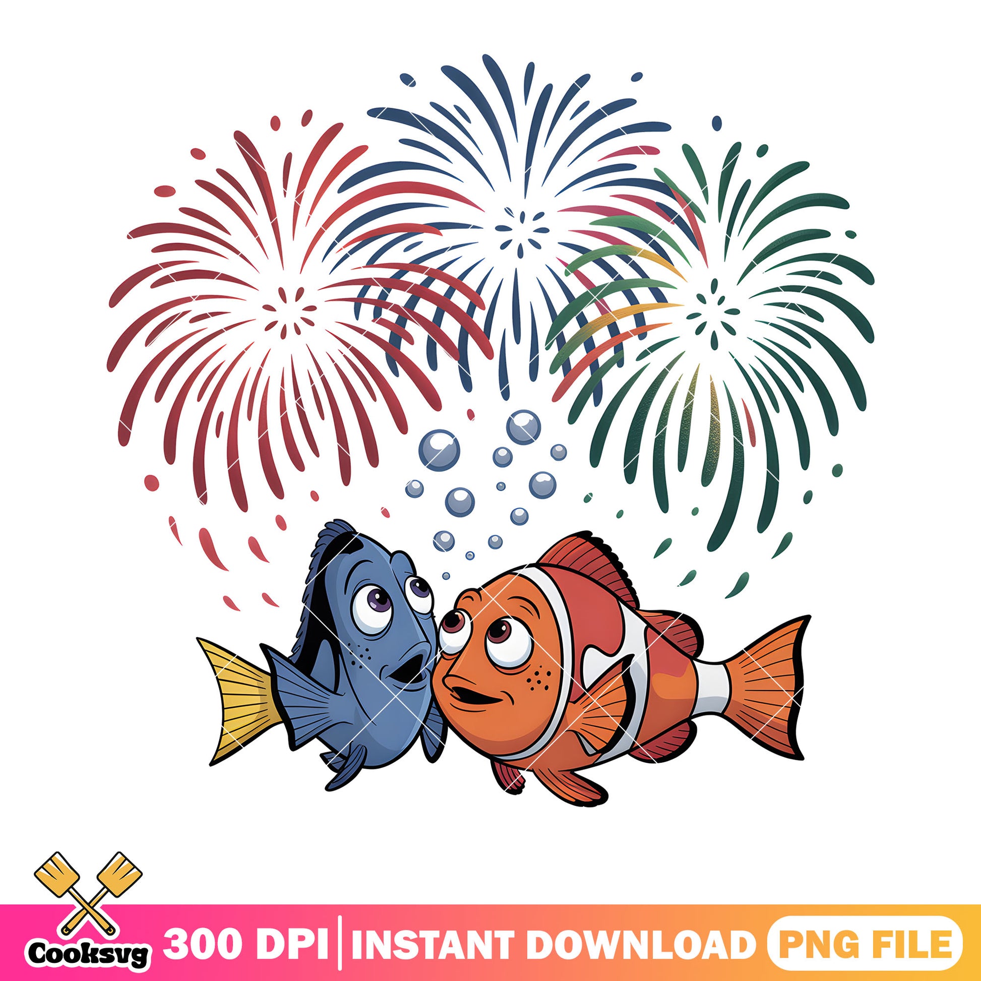 Dory marlin watch firework png, poster nemo png, dory fish png