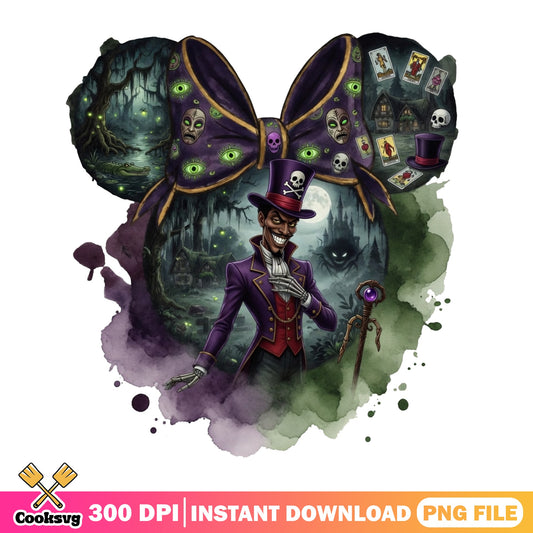 Dr Facilier Disney Villain PNG, Mickey Ears Halloween PNG, Disney PNG