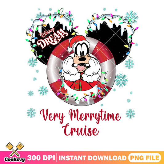 Dream sailor goofy lifebuoy png, cruise travel png, goofy png