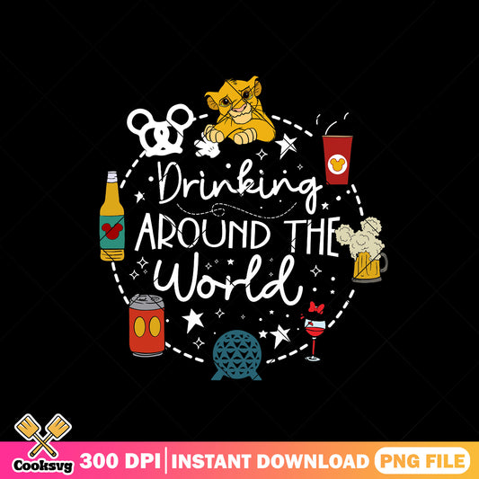 Drink world simba png, simba lion king​​ png, disney movies​ png