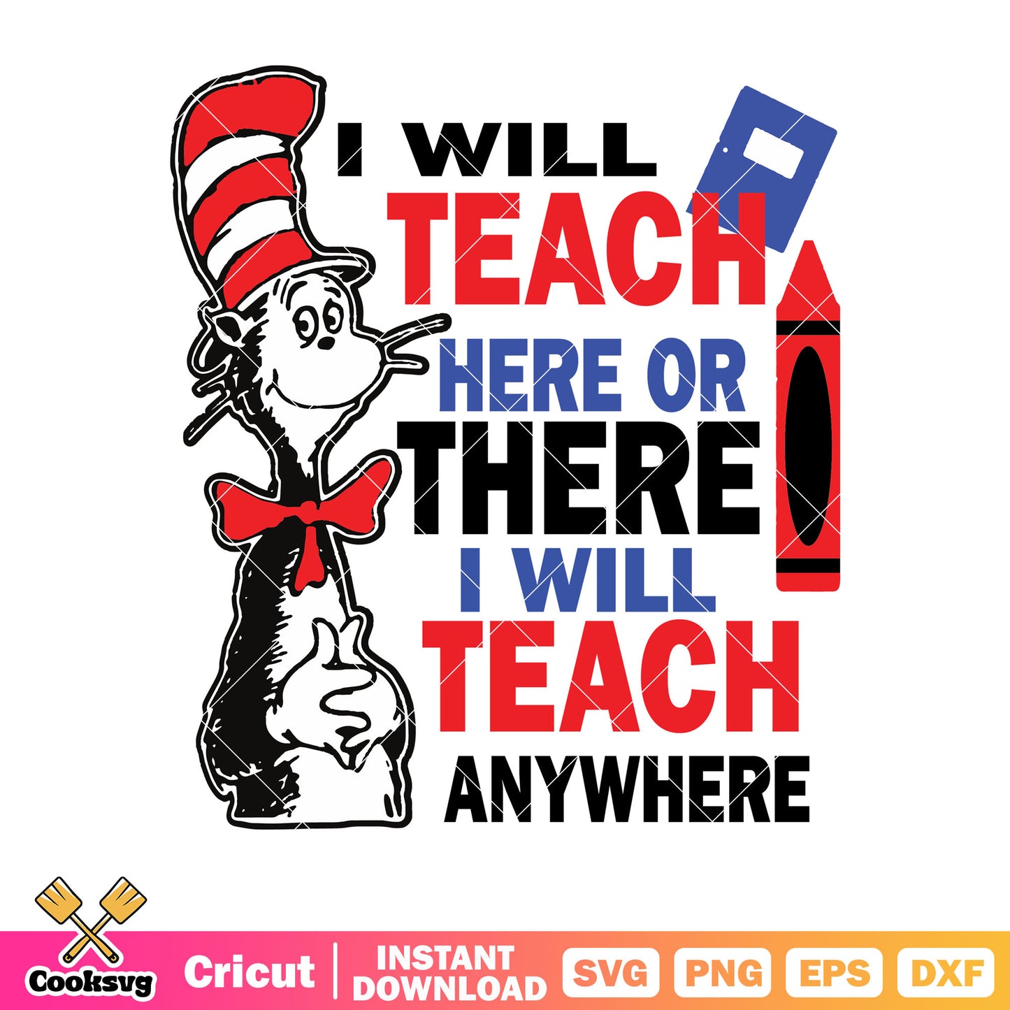 Dr seuss I will pray here or there svg, dr seuss quotes svg