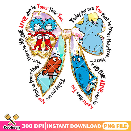 Dr seuss and friends quotes bow tie png, dr seuss bow tie png