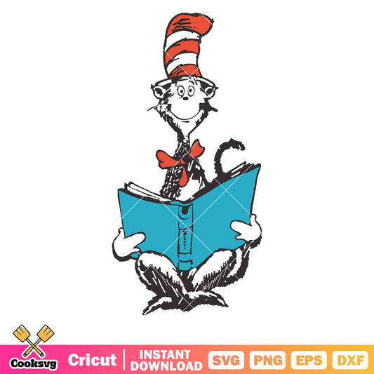 Dr seuss are reading book svg, dr seuss books​ svg, dr seuss svg