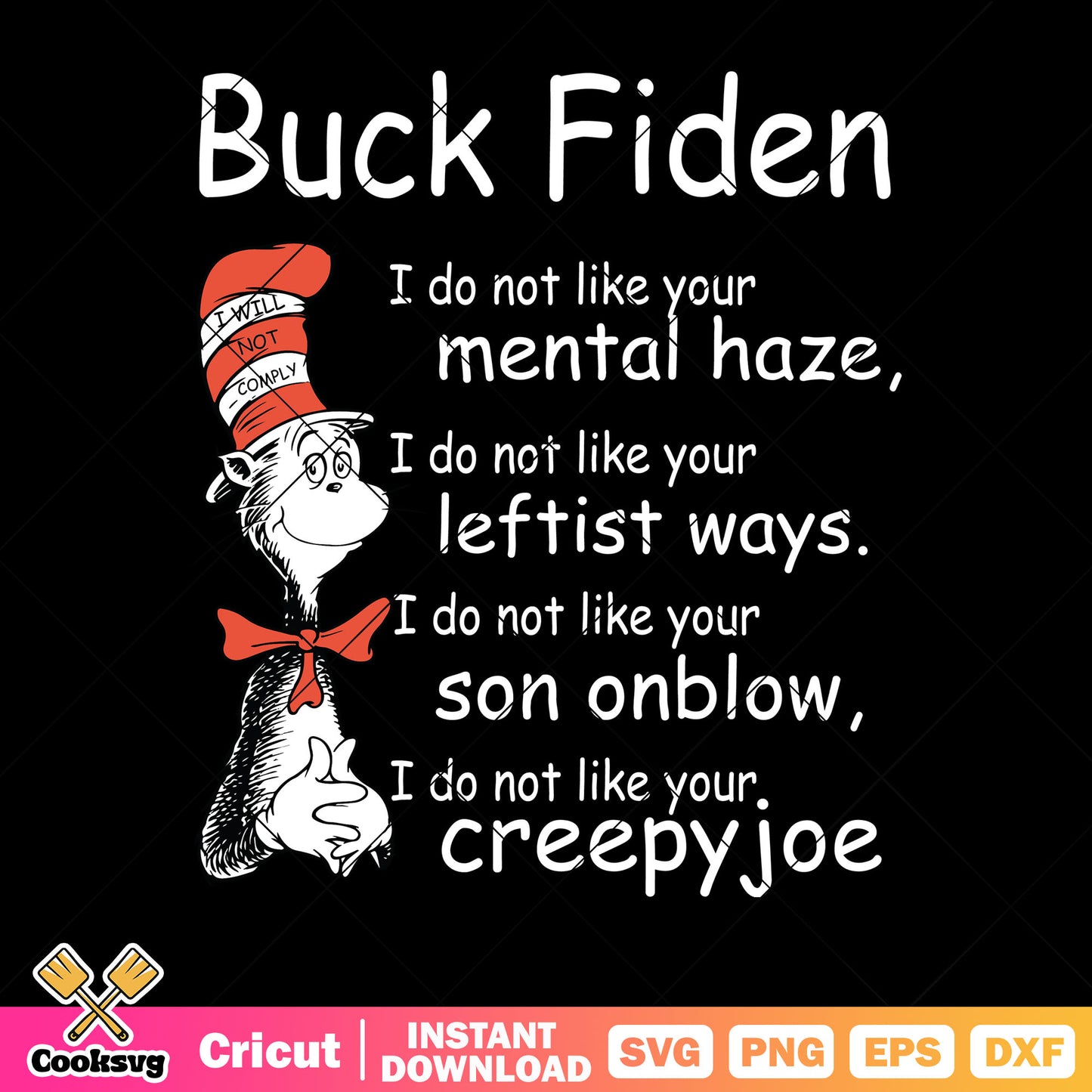 Dr seuss buck fiden svg design, dr seuss quotes svg, dr seuss svg