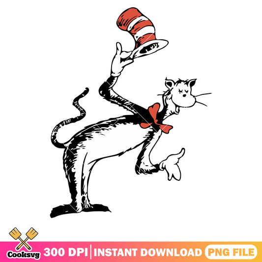 Dr seuss cat hello cartoon png, dr seuss cartoon png, dr seuss cat png