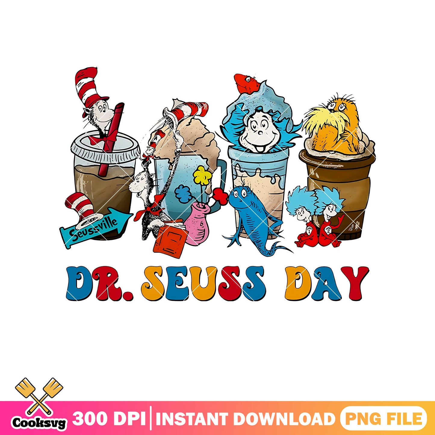 Dr seuss coffee day png design, dr seuss coffee mug​ png