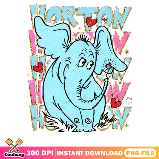 Dr seuss elephant horton png, dr seuss horton​ png, dr seuss friends png