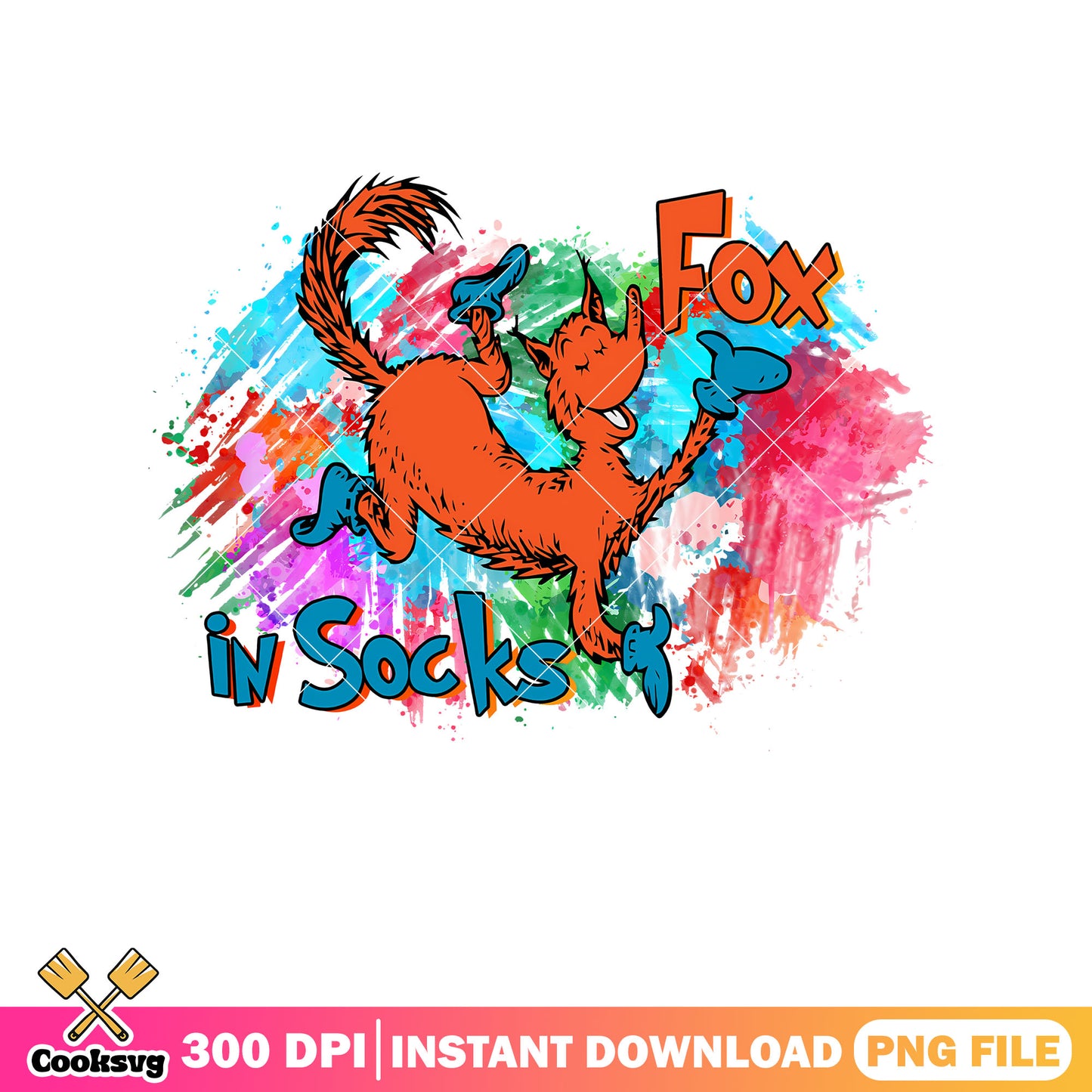 Dr seuss fox in socks png, fox in socks dr seuss​ png, dr seuss png