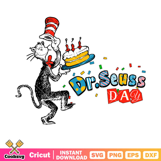 Dr seuss happy day svg, dr seuss day​ svg, dr seuss svg