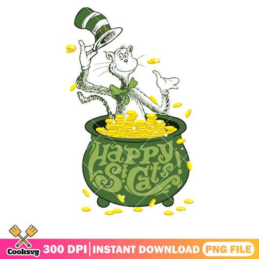 Dr seuss happy st patrick day png, dr seuss st patrick's day​ png