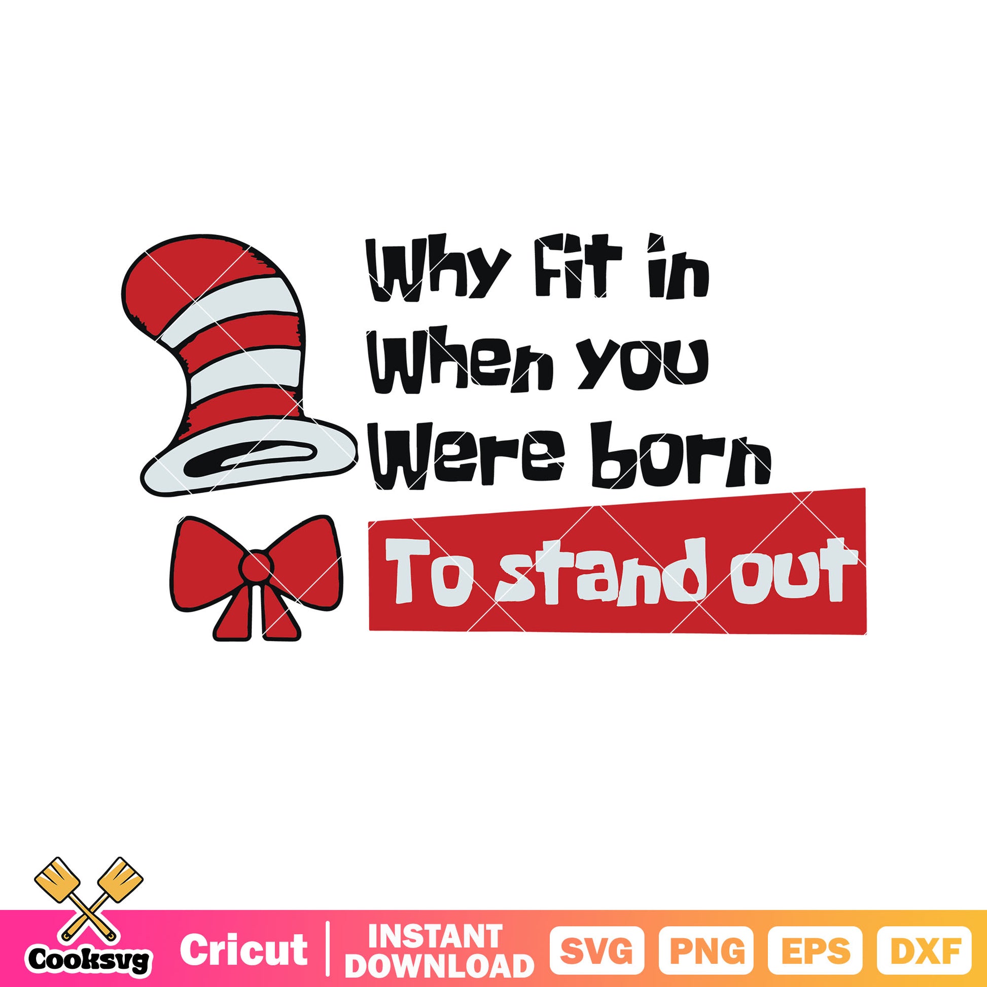 Dr seuss hat why fit in svg, dr seuss quotes svg, dr seuss svg