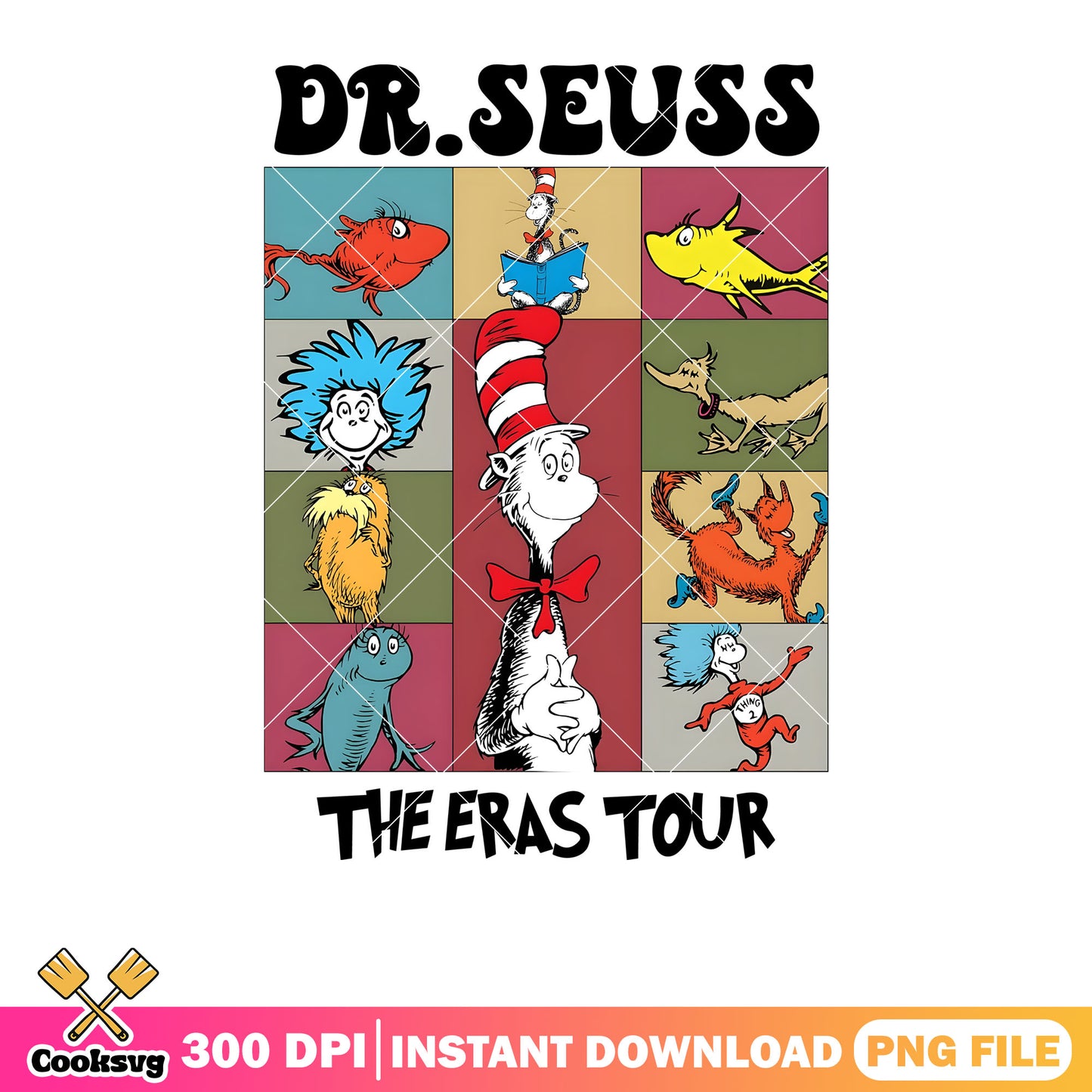 Dr seuss the eras tour png, dr seuss png, the eras tour movie​ png