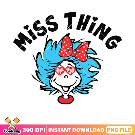 Dr seuss thing miss thing sungalsses png, dr seuss thing png