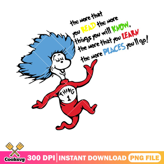 Dr seuss thing one quotes png, dr seuss thing one png, dr seuss quotes png