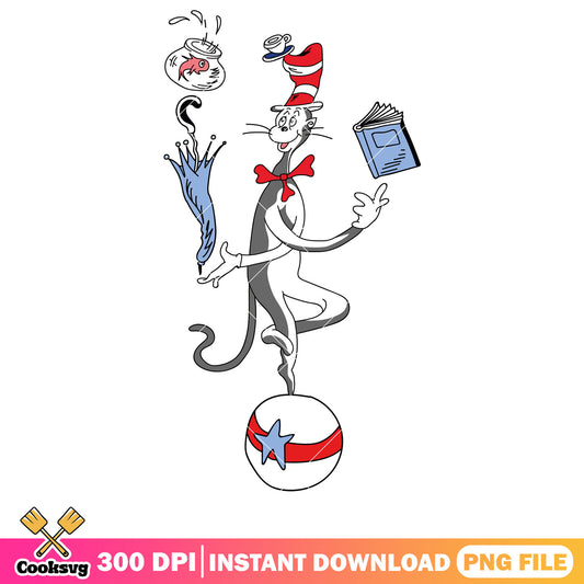 Dr seuss umbrella and book png, dr seuss umbrella png, dr seuss book png