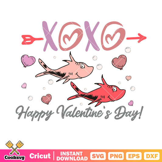 Dr seuss xoxo valentine svg, dr seuss valentine​ svg, xoxo valentines​ svg