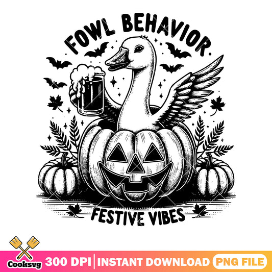 Drunk duck wicker pumpkin png, starry night png, halloween scary png
