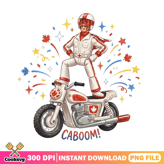 Duke Caboom Toy Story PNG, Disney Pixar PNG, Canada Day PNG
