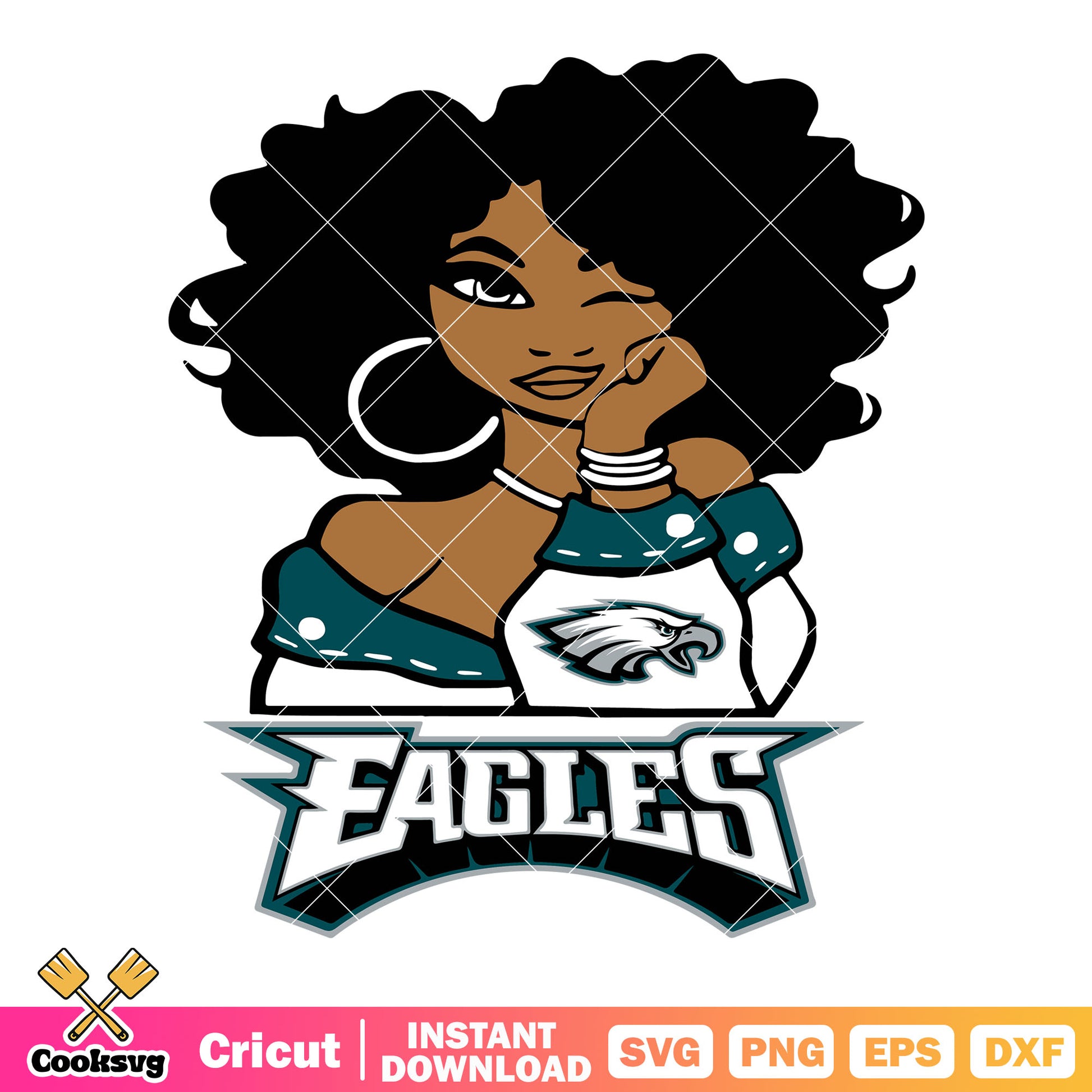 Eagles girl svg, Philadelphia Eagles svg, varsity football jacket svg