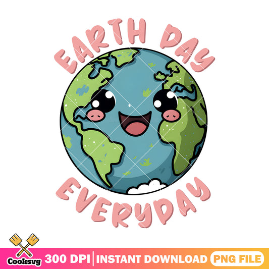 Earth day everyday global earth png, earth day facts​ png