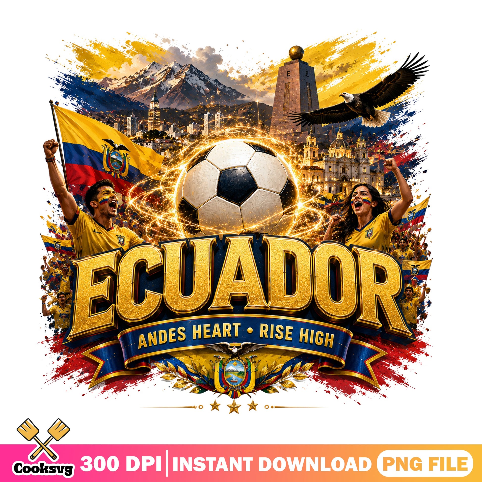 Ecuador Soccer PNG, Ecuador Football Fan Shirt, Soccer PNG