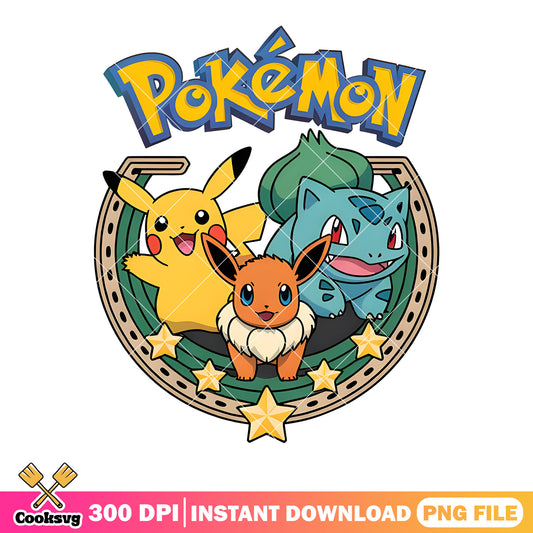 Eevee pikachu bulbasaur png, pokemon eevee png, cute pokemon png