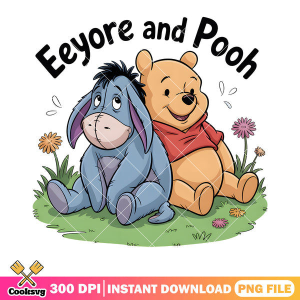 Eeyore and pooh spring png, winnie the pooh png, pooh friends png – Cooksvg