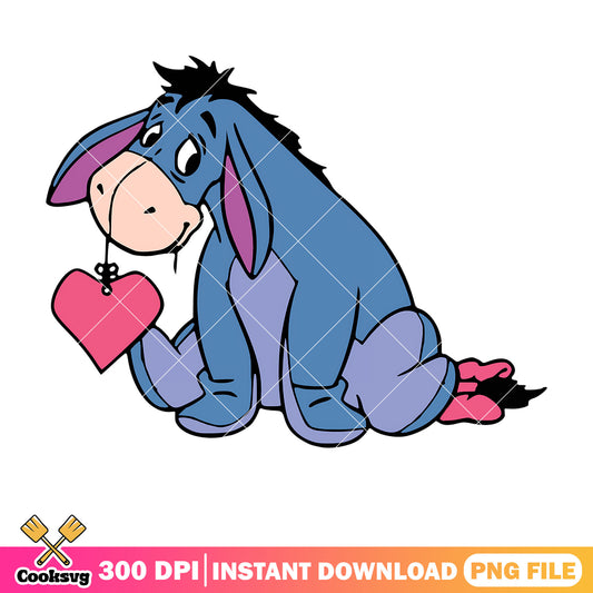 Eeyore pooh friends valentine png, pooh valentine png, winnie the pooh png
