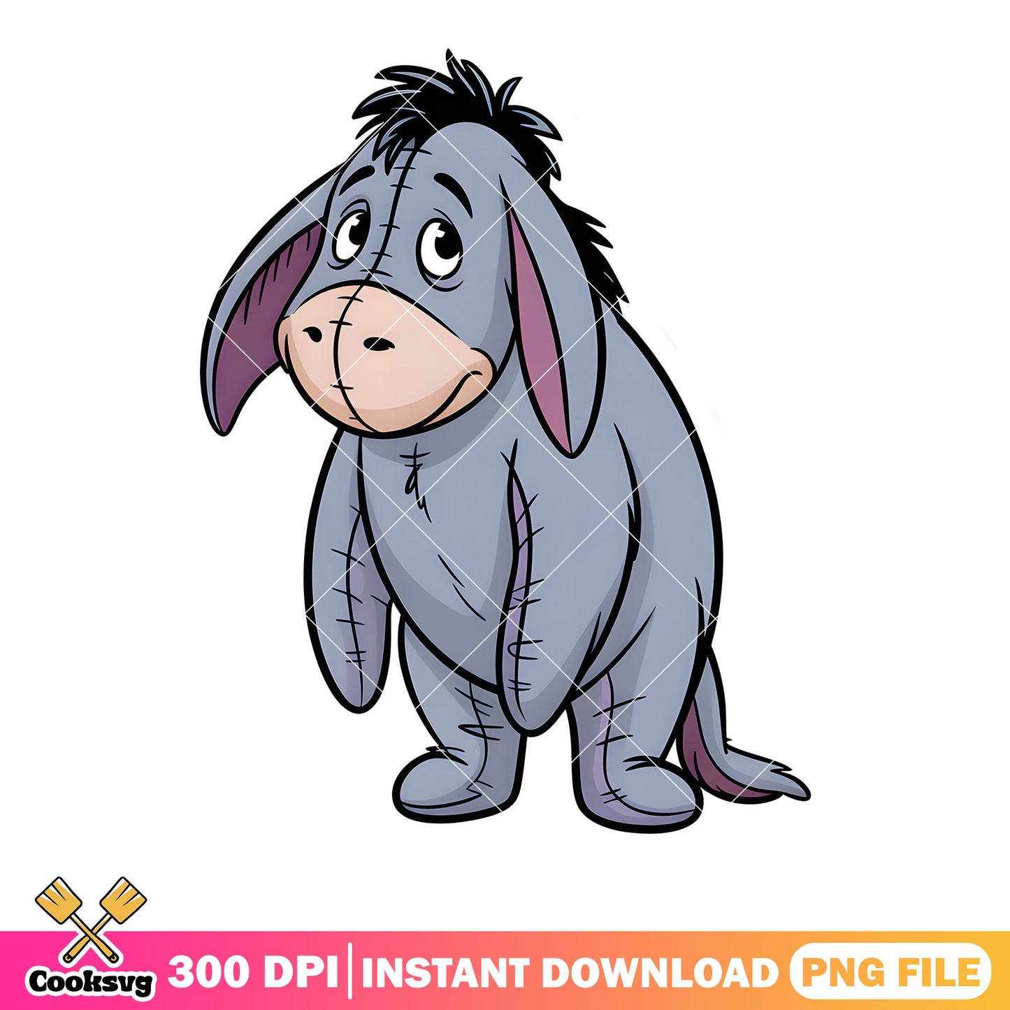 Eeyore sad doll png, winnie the pooh eeyore png, disney eeyore png