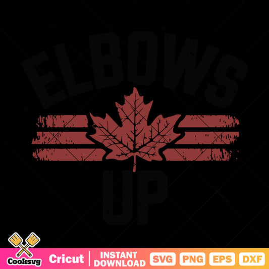 Elbows up canada svg design, elbows up​ svg, canada search trend​ svg