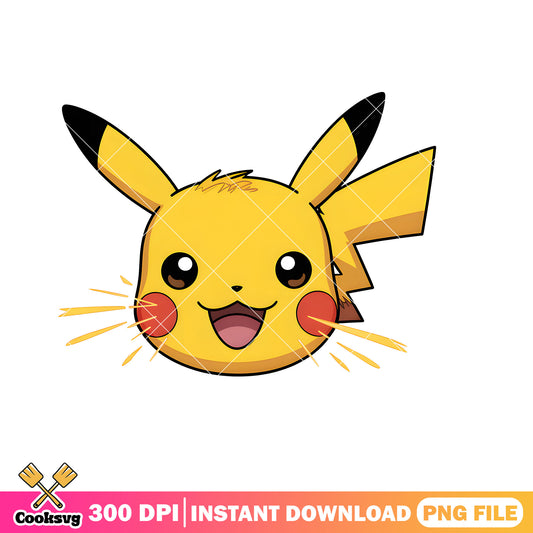 Electric head pikachu png, pokemon pikachu png, pokemon poster png