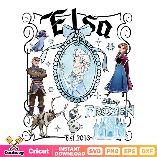 Elsa Disney Frozen EST 2013 PNG, Disney Elsa PNG, Elsa Princess PNG