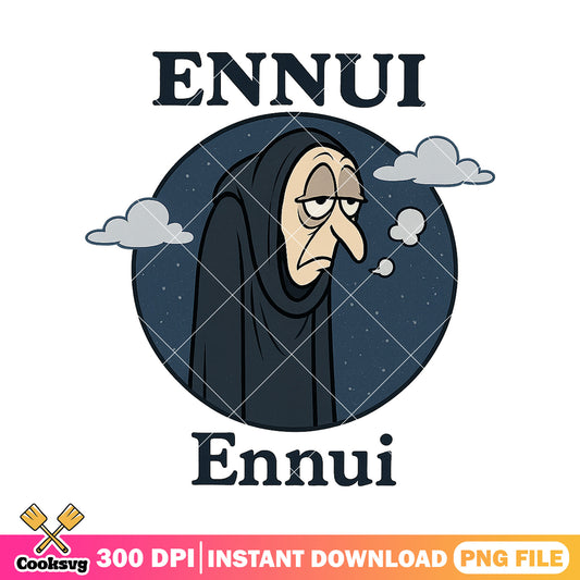 Ennui design png, ennui inside out 2​ png, inside out​ 2 png