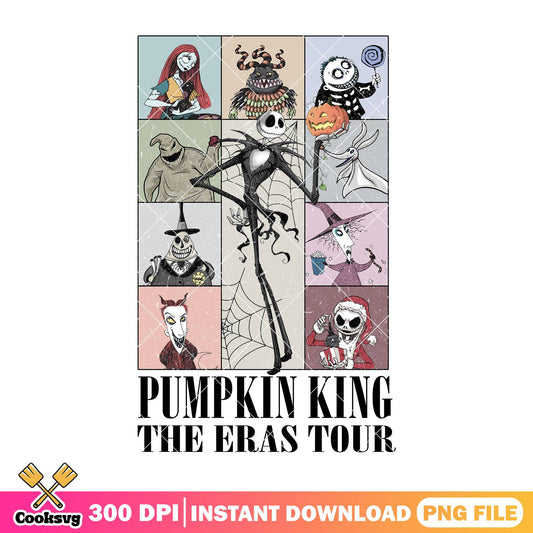 Eras pumpkin king tour png, halloween jack png, disney horror png