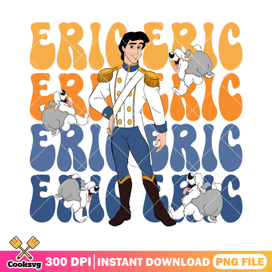 Eric prince disney mermaid png, disney prince png, eric little mermaid​ png