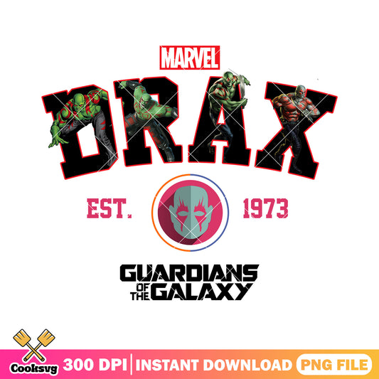 Est 1973 drax png, drax the destroyer​ png, drax the destroyer comic​ png