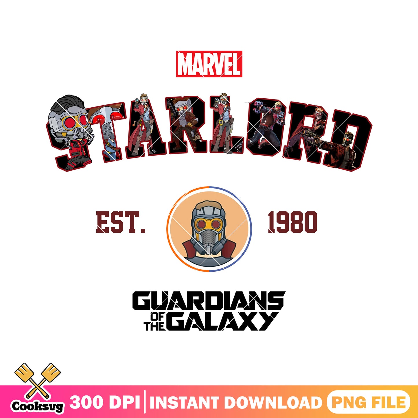 Est 1980 star lord png, star lord​ png, star lord costume​ png