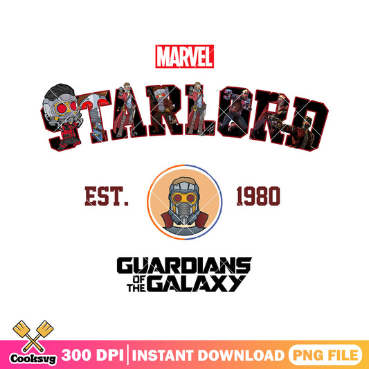 Est 1980 star lord png, star lord​ png, star lord costume​ png
