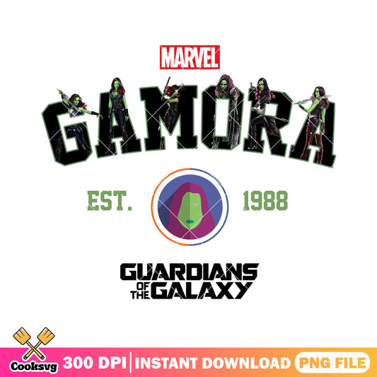 Est 1988 gamora png, gamora costume​ png, gamora marvel​ png