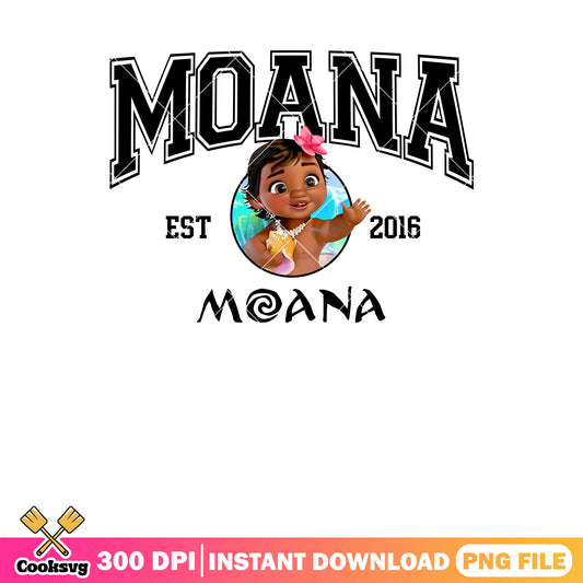 Est 2016 baby moana png, moana 2​ png, moana live action​ png