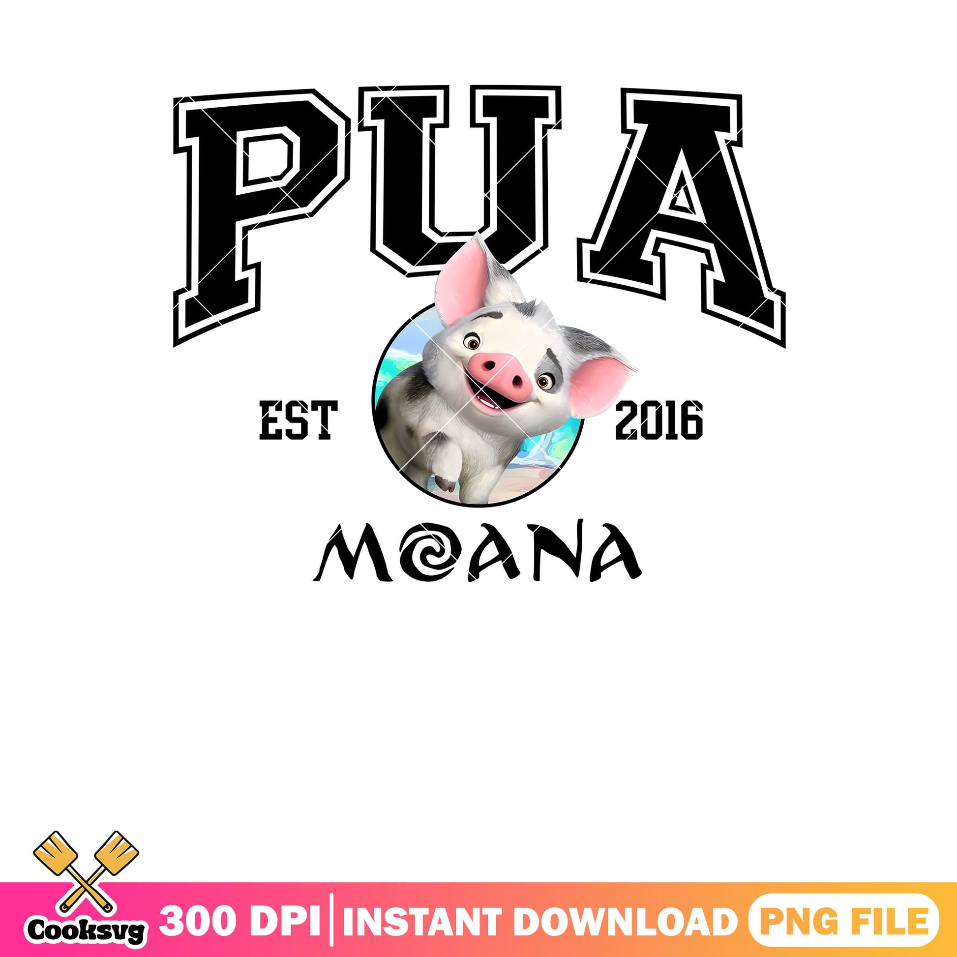 Est 2016 pua png, pua moana​ png, disney plus png