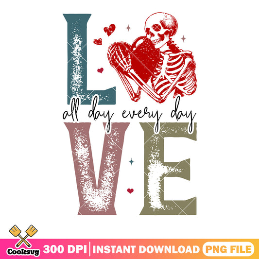 Everyday love valentine png, valentine heart png, valentine season png